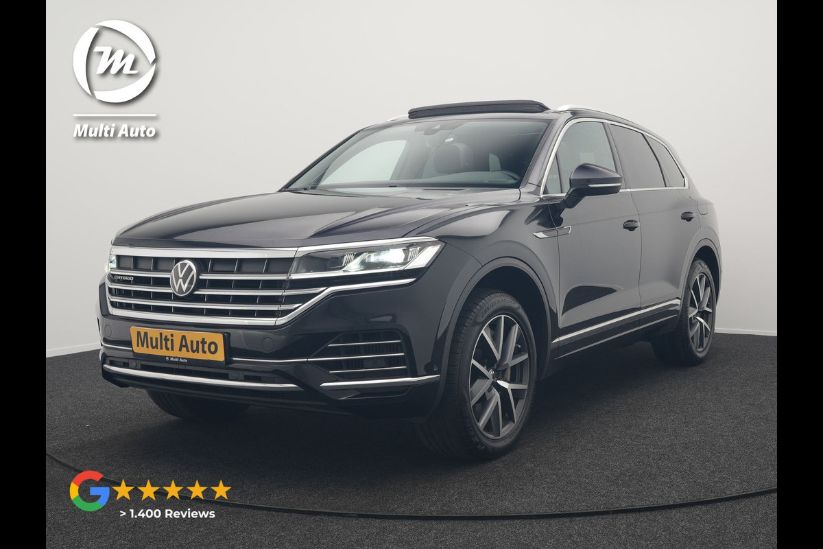 Volkswagen Touareg 3.0 TSi eHybrid 4MOTION Plug In Hybrid 381pk Dealer O.H PHEV | Trekhaak Af Fabriek | Lederen Sportstoelen Massage & Memory | Panodak | Adaptive Cruise | Stoelventilatie | Stoelen & Stuur Verwarmd | Blis | Keyless | Apple Carplay | Navigatie | DAB Volkswagen Touareg 3.0 TSi eHybrid 4MOTION Plug In Hybrid 381pk Dealer O.H PHEV | Trekhaak Af Fabriek | Lederen Sportstoelen Massage & Memory | Panodak | Adaptive Cruise | Stoelventilatie | Stoelen & Stuur Verwarmd | Blis | Keyless | Apple Carplay | Navigatie | DAB