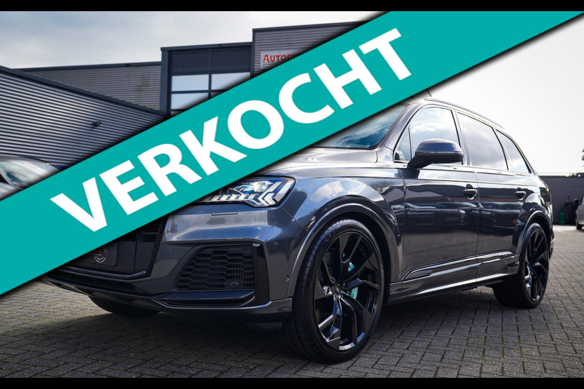 Audi Q7 55 TFSI Quattro Pro Line Plus | Panorama | Massage | Trekhaak | RS zetels | HUD | Adaptieve Cruise Control | Lane Assist | Audi Q7 55 TFSI Quattro Pro Line Plus | Panorama | Massage | Trekhaak | RS zetels | HUD | Adaptieve Cruise Control | Lane Assist |