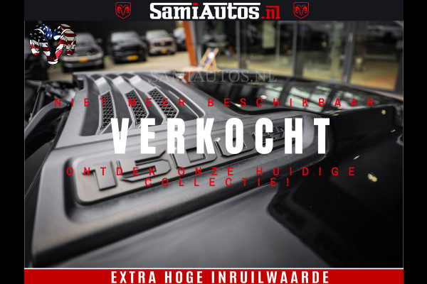 Dodge Ram 1500 LIMITED | 5.7 V8 4X4 | HUD | LUCHTVERING | 360CAM | HUD | DIGI CLUSTER | BINNENSPIEGEL CAMERA | CREWCAB | PANORAMA | AUTO TREEPLANK | ADAPTIVE CRUISE | LPG RAM VOL | BLACK ON BLACK