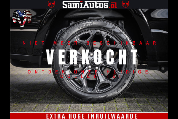 Dodge Ram 1500 LIMITED | 5.7 V8 4X4 | HUD | LUCHTVERING | 360CAM | HUD | DIGI CLUSTER | BINNENSPIEGEL CAMERA | CREWCAB | PANORAMA | AUTO TREEPLANK | ADAPTIVE CRUISE | LPG RAM VOL | BLACK ON BLACK