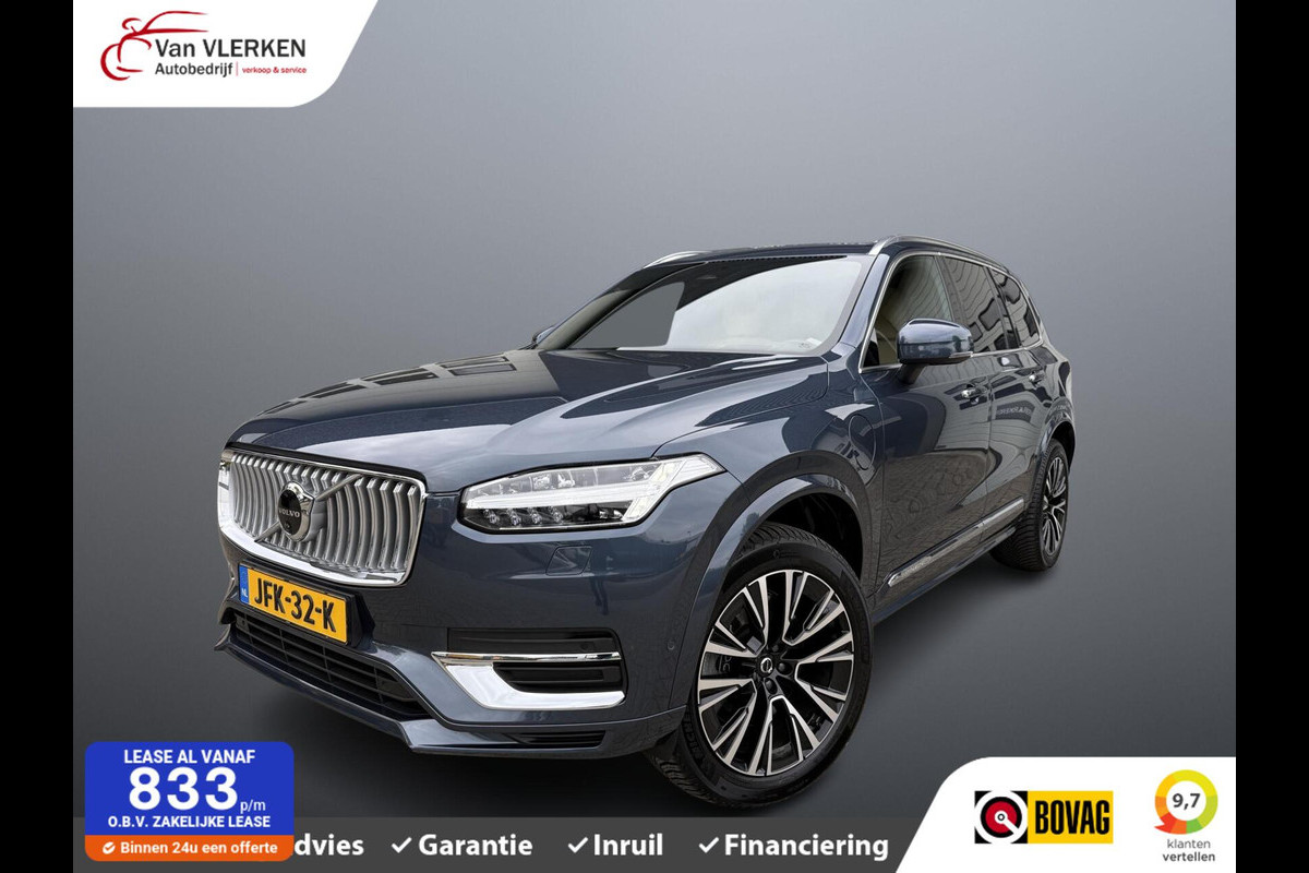 Volvo XC90 2.0 T8 Recharge AWD Ultimate Bright 7P TREKHAAK PANORAMADAK LEER Volvo XC90 2.0 T8 Recharge AWD Ultimate Bright 7P TREKHAAK PANORAMADAK LEER