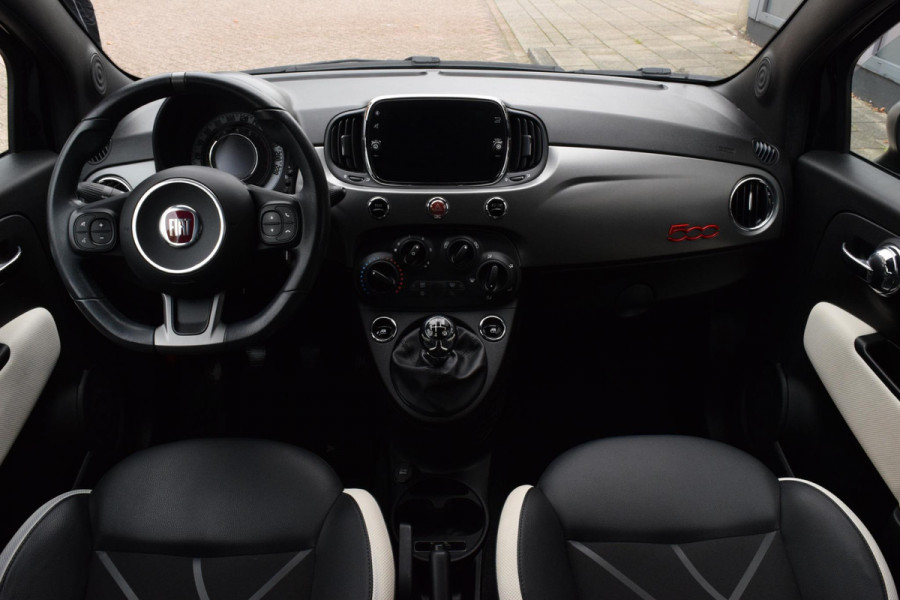 Fiat 500 80pk Turbo Sport|16"|PDC|Cruise|Lage km.