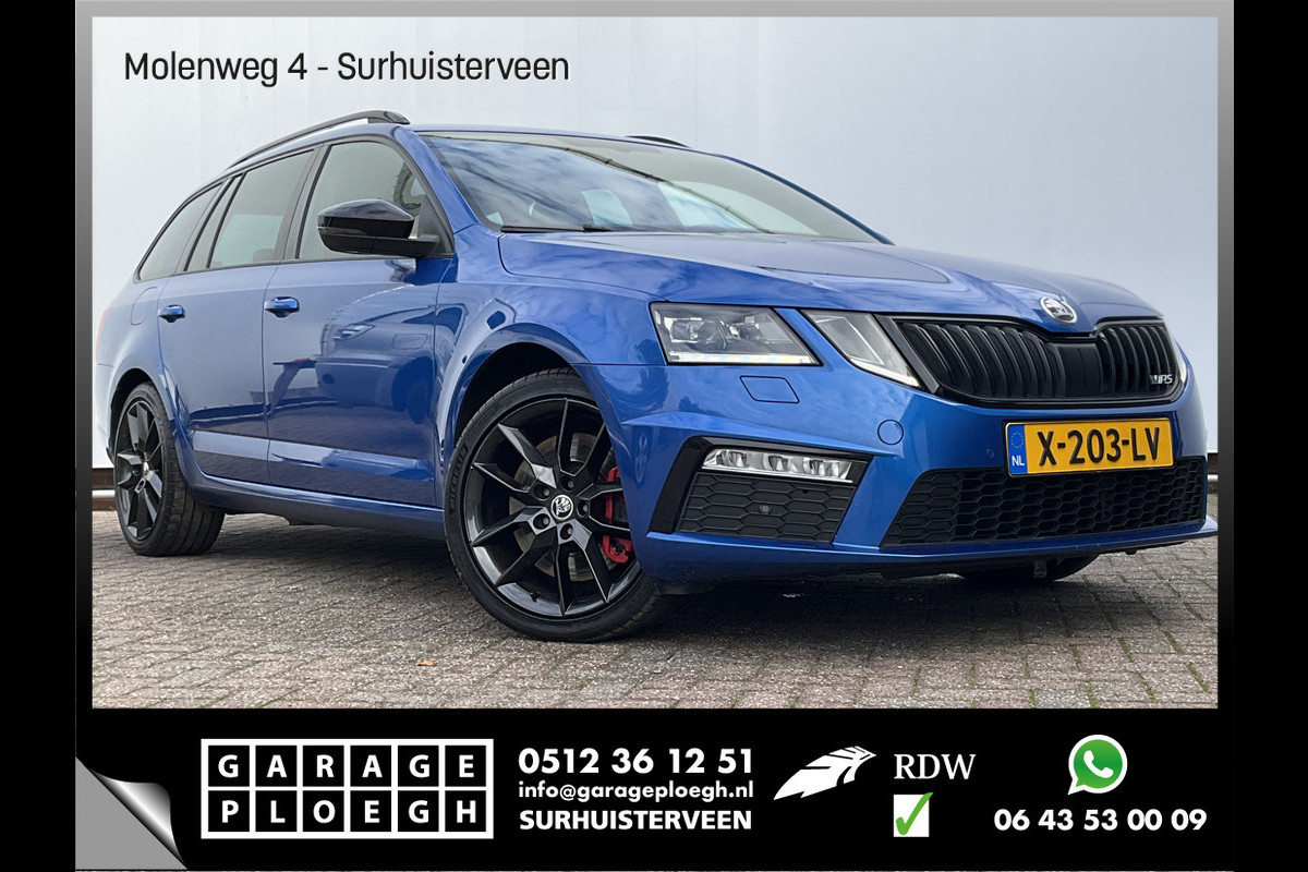Škoda Octavia Combi 2.0 TSI RS 245PK Sportzetels Nav/Cam Carplay Stoelverw Elek.Klep Race-Blue Voll.Onderhouden! Škoda Octavia Combi 2.0 TSI RS 245PK Sportzetels Nav/Cam Carplay Stoelverw Elek.Klep Race-Blue Voll.Onderhouden!