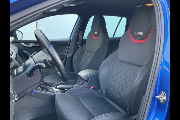 Škoda Octavia Combi 2.0 TSI RS 245PK Sportzetels Nav/Cam Carplay Stoelverw Elek.Klep Race-Blue Voll.Onderhouden!