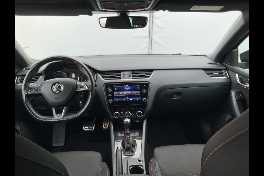 Škoda Octavia Combi 2.0 TSI RS 245PK Sportzetels Nav/Cam Carplay Stoelverw Elek.Klep Race-Blue Voll.Onderhouden!