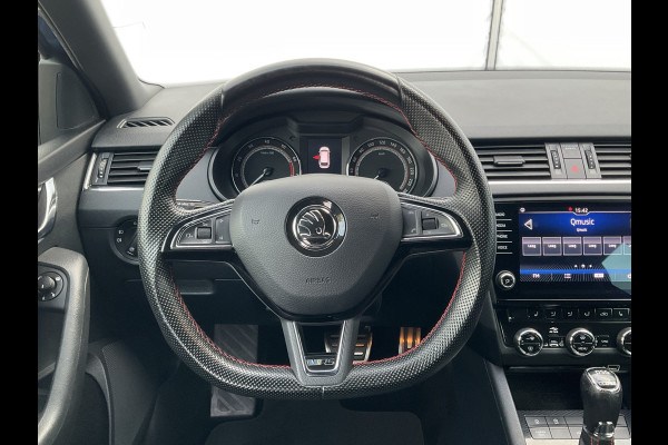 Škoda Octavia Combi 2.0 TSI RS 245PK Sportzetels Nav/Cam Carplay Stoelverw Elek.Klep Race-Blue Voll.Onderhouden!
