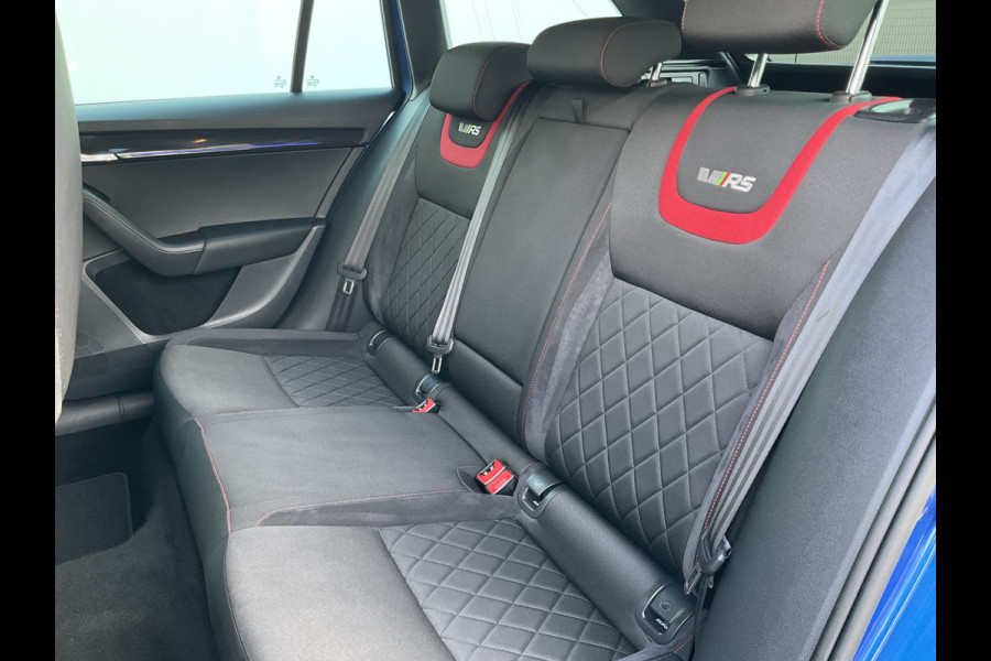 Škoda Octavia Combi 2.0 TSI RS 245PK Sportzetels Nav/Cam Carplay Stoelverw Elek.Klep Race-Blue Voll.Onderhouden!