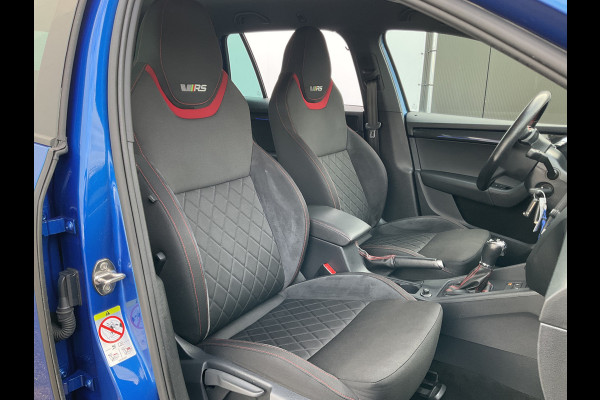 Škoda Octavia Combi 2.0 TSI RS 245PK Sportzetels Nav/Cam Carplay Stoelverw Elek.Klep Race-Blue Voll.Onderhouden!