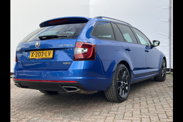 Škoda Octavia Combi 2.0 TSI RS 245PK Sportzetels Nav/Cam Carplay Stoelverw Elek.Klep Race-Blue Voll.Onderhouden!