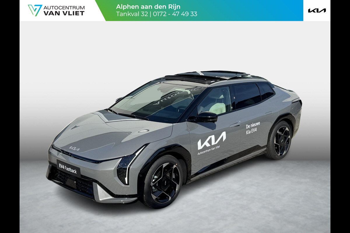 Kia EV4 Fastback GT-PlusLine 81.4 kWh Leverbaar in 2025 | Stoel en stuurverwarming | Geheugenfunctie bestuurdersstoel | Kia EV4 Fastback GT-PlusLine 81.4 kWh Leverbaar in 2025 | Stoel en stuurverwarming | Geheugenfunctie bestuurdersstoel |