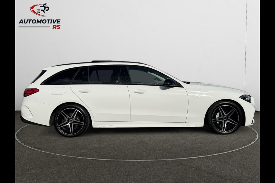 Mercedes-Benz C-Klasse Estate 180 AMG Line|Pano Trekhaak Cruise Camera Stoelverw. Sfeerverlichting Dodehoek Carplay& Android auto Mercedes-Benz C-Klasse Estate 180 AMG Line|Pano Trekhaak Cruise Camera Stoelverw. Sfeerverlichting Dodehoek Carplay& Android auto