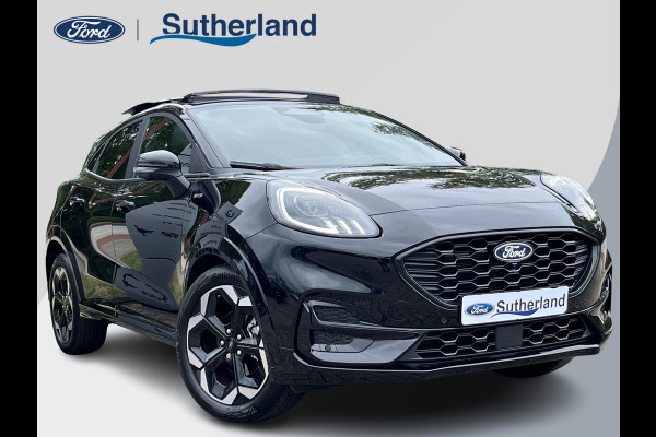 Ford Puma 1.0 EcoBoost Hybrid ST-Line X 155pk Automaat | Panoramadak | Afneembare trekhaak | Winter Pack | Adaptive cruise control | 360 graden camera | Bang&Olufsen | Elektrsiche achterklep | Matrix LED