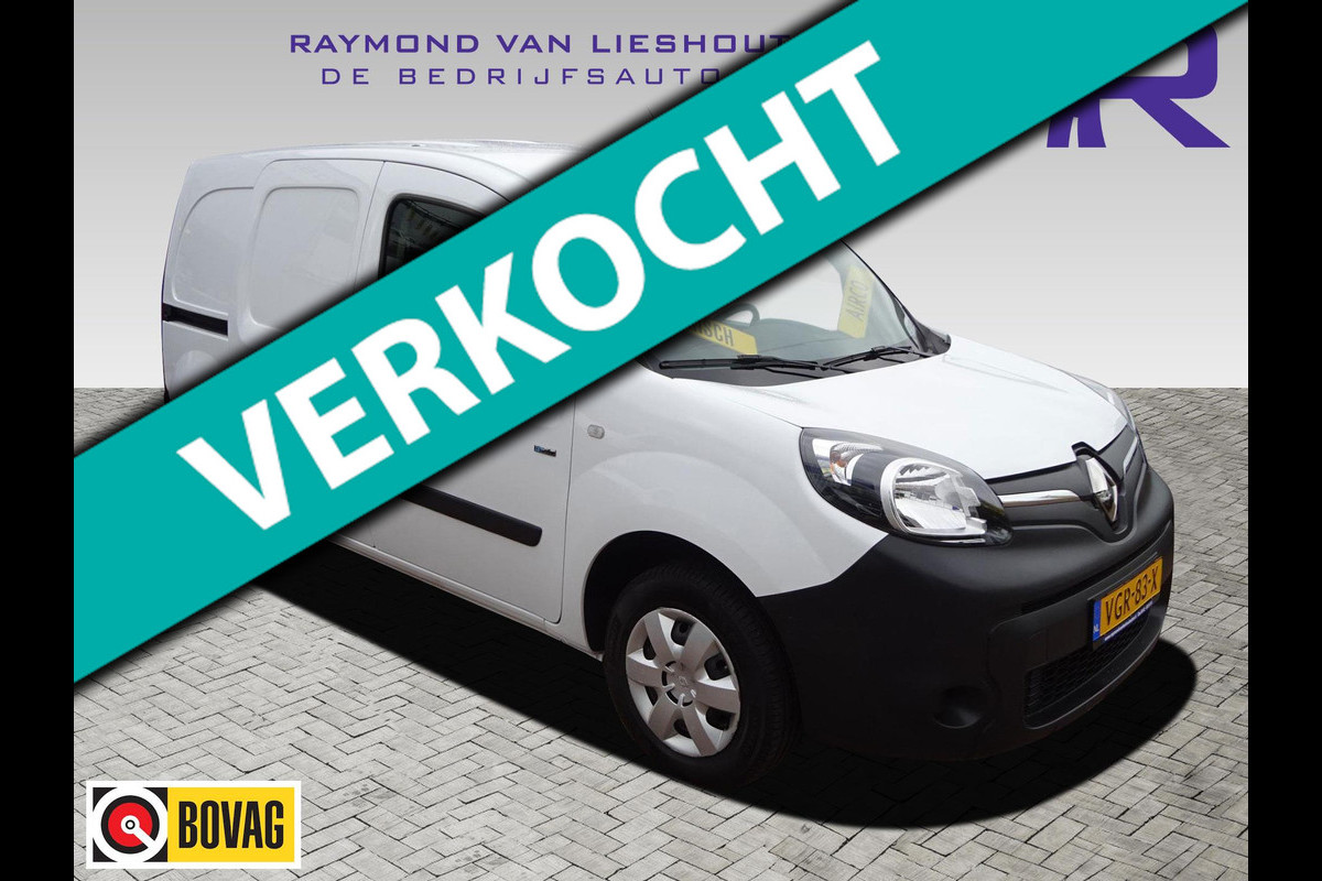 Renault Kangoo Z.E. 33 ( Koopaccu ) 190 Km rijbereik AIRCO SCHUIFDEUR NAVI PDC Renault Kangoo Z.E. 33 ( Koopaccu ) 190 Km rijbereik AIRCO SCHUIFDEUR NAVI PDC