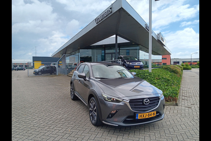Mazda CX-3 2.0 SkyActiv-G 120 GT-M Line AUTOMAAT, Navi, Clima, Head-up, 18" etc. incl. 12 MND BOVAGGARANTIE