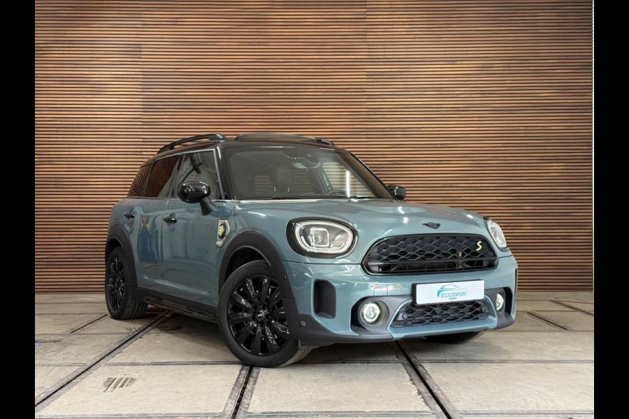 MINI Countryman Cooper S E ALL4 Northwood | Union Jack Led | Panoramadak | Camera | Leer | Sage Green |