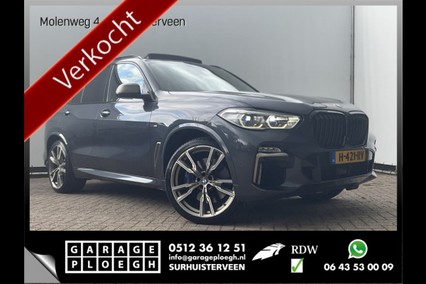 BMW X5 M50D 400PK High Executive Incl.BTW M-Sport Pano HK 360°Cam Leer HUD Trekhaak VOL!