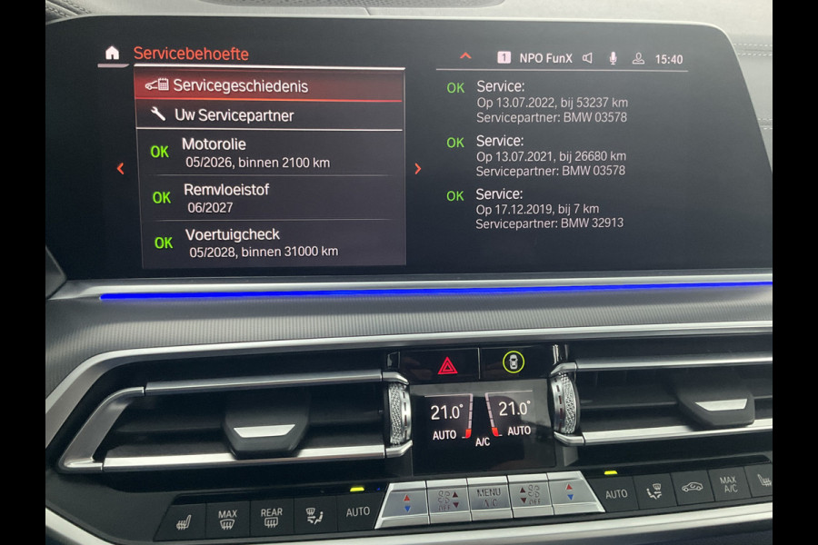 BMW X5 M50D 400PK High Executive Incl.BTW M-Sport Pano HK 360°Cam Leer HUD Trekhaak VOL!