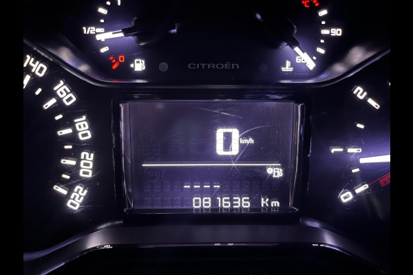Citroën Berlingo L2H1 1.6 BlueHDI 100PK euro6 Club XL 3persoons, Airco, CruiseControl, Navigatie, Grijs metallic, RIJKLAARPRIJS!