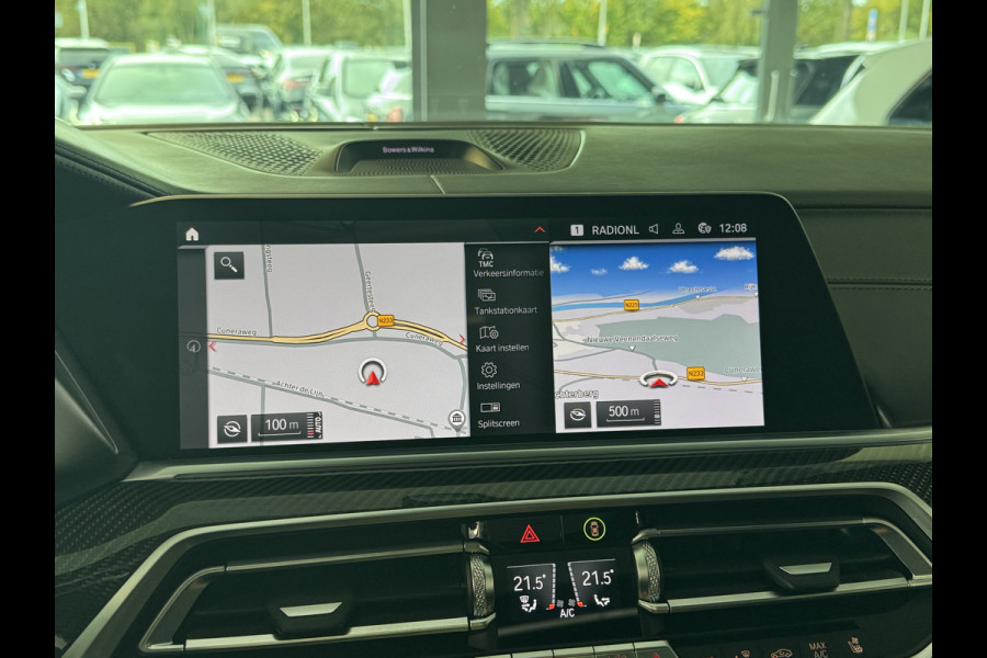 BMW X6 M Competition / Trekhaak / Panoramadak / 360Camera / Head-up / Rear Entertainment / Bowers & Wilkens / 22'' / Softclose / Intr.voorverwarming / Carbon intr. / Stoelventilatie / Stuur+Stoelverwarming / DAB