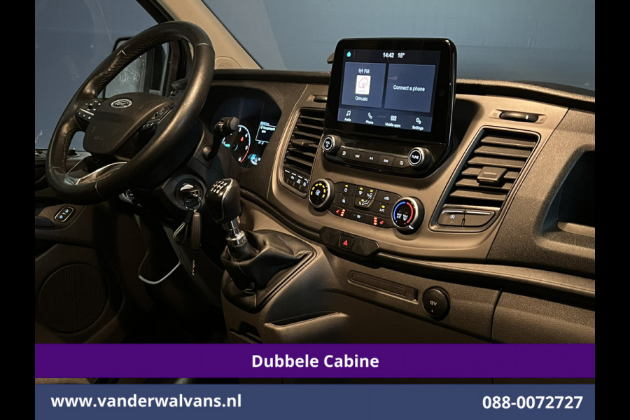 Ford Transit Custom 2.0 TDCI 130pk L2H1 Dubbele Cabine Euro6 Airco | 5-Zits | Camera | 2x zijdeur | Apple Carplay Cruisecontrol, LED, LM velgen, Stoelverwarming, Verwarmde voorruit, Parkeersensoren, Sidebars, 2800kg trekvermogen Ford Transit Custom 2.0 TDCI 130pk L2H1 Dubbele Cabine Euro6 Airco | 5-Zits | Camera | 2x zijdeur | Apple Carplay Cruisecontrol, LED, LM velgen, Stoelverwarming, Verwarmde voorruit, Parkeersensoren, Sidebars, 2800kg trekvermogen