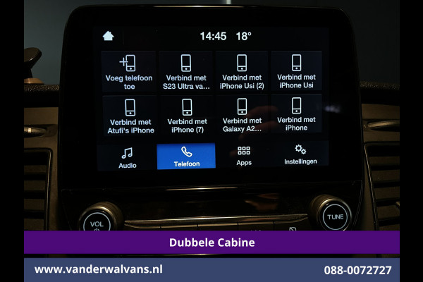 Ford Transit Custom 2.0 TDCI 130pk L2H1 Dubbele Cabine Euro6 Airco | 5-Zits | Camera | 2x zijdeur | Apple Carplay Cruisecontrol, LED, LM velgen, Stoelverwarming, Verwarmde voorruit, Parkeersensoren, Sidebars, 2800kg trekvermogen Ford Transit Custom 2.0 TDCI 130pk L2H1 Dubbele Cabine Euro6 Airco | 5-Zits | Camera | 2x zijdeur | Apple Carplay Cruisecontrol, LED, LM velgen, Stoelverwarming, Verwarmde voorruit, Parkeersensoren, Sidebars, 2800kg trekvermogen