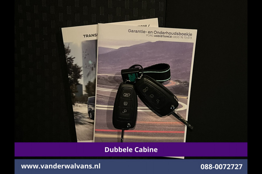 Ford Transit Custom 2.0 TDCI 130pk L2H1 Dubbele Cabine Euro6 Airco | 5-Zits | Camera | 2x zijdeur | Apple Carplay Cruisecontrol, LED, LM velgen, Stoelverwarming, Verwarmde voorruit, Parkeersensoren, Sidebars, 2800kg trekvermogen Ford Transit Custom 2.0 TDCI 130pk L2H1 Dubbele Cabine Euro6 Airco | 5-Zits | Camera | 2x zijdeur | Apple Carplay Cruisecontrol, LED, LM velgen, Stoelverwarming, Verwarmde voorruit, Parkeersensoren, Sidebars, 2800kg trekvermogen