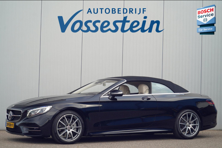 Mercedes-Benz S-Klasse Cabrio 560 Premium Plus / AMG Line / Nachtzicht / Head-Up / Burmester / Zeer Compleet! Mercedes-Benz S-Klasse Cabrio 560 Premium Plus / AMG Line / Nachtzicht / Head-Up / Burmester / Zeer Compleet!