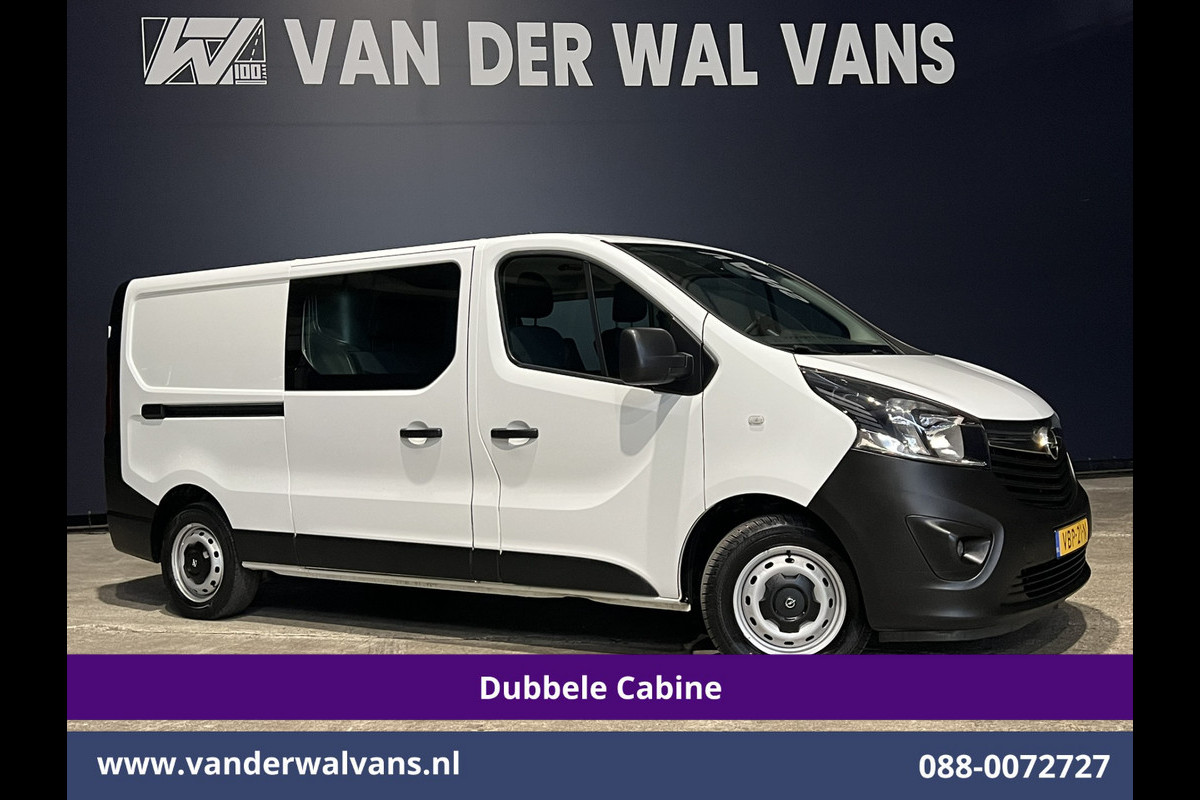 Opel Vivaro 1.6 CDTI 126pk L2H1 Dubbele cabine Euro6 Airco | 5-Zits | Camera | Navigatie | Omvormer | Trekhaak Cruisecontrol, Parkeersensoren Opel Vivaro 1.6 CDTI 126pk L2H1 Dubbele cabine Euro6 Airco | 5-Zits | Camera | Navigatie | Omvormer | Trekhaak Cruisecontrol, Parkeersensoren