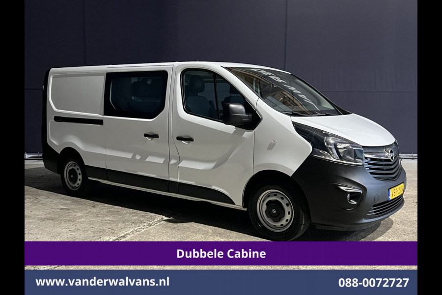 Opel Vivaro 1.6 CDTI 126pk L2H1 Dubbele cabine Euro6 Airco | 5-Zits | Camera | Navigatie | Omvormer | Trekhaak Cruisecontrol, Parkeersensoren Opel Vivaro 1.6 CDTI 126pk L2H1 Dubbele cabine Euro6 Airco | 5-Zits | Camera | Navigatie | Omvormer | Trekhaak Cruisecontrol, Parkeersensoren