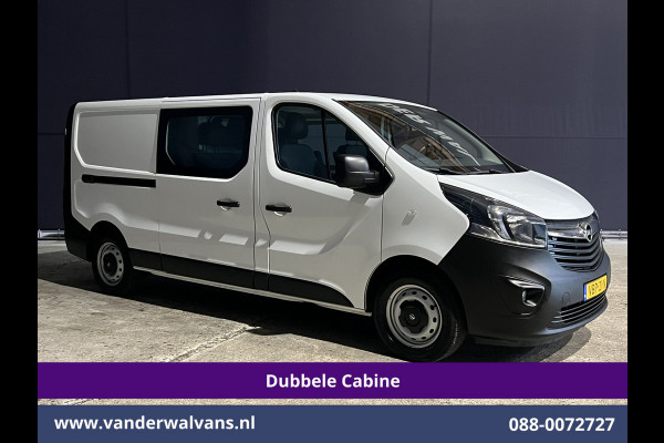 Opel Vivaro 1.6 CDTI 126pk L2H1 Dubbele cabine Euro6 Airco | 5-Zits | Camera | Navigatie | Omvormer | Trekhaak Cruisecontrol, Parkeersensoren Opel Vivaro 1.6 CDTI 126pk L2H1 Dubbele cabine Euro6 Airco | 5-Zits | Camera | Navigatie | Omvormer | Trekhaak Cruisecontrol, Parkeersensoren