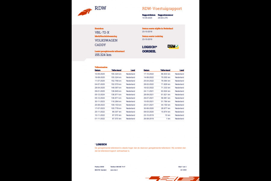 Volkswagen Caddy 1.4 TGI L2H1 EcoFuel Maxi