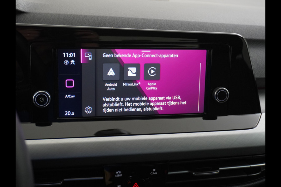 Volkswagen Golf T111PK 5Drs Apple Carplay Android Auto Adap.Cruise Navi* Ecc Pdc Virtual Cockpit Life Led Lmv 17" Privacy Glas Bluetooth Keyless Origineel Nederlandse Auto