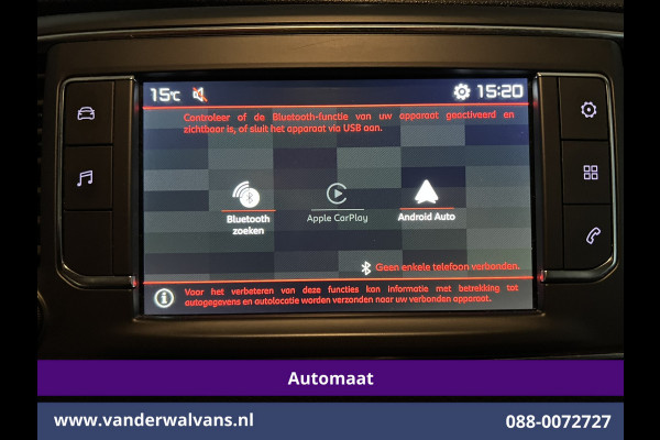 Citroën Jumpy 2.0 BlueHDI 177pk Automaat L3H1 Euro6 Airco | Apple carplay | Camera | 2500kg Trekhaak Cruisecontrol, Android Auto, Parkeersensoren, Bijrijdersbank