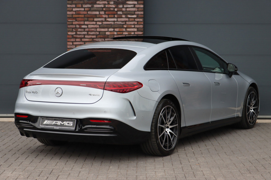 Mercedes-Benz EQS 450 4MATIC AMG Line 118 kWh | Hyperscreen | Airmatic | Achterasbesturing | Distronic+ | Stoelventilatie V+A | Burmester | Massage | Verwarmd Stuurwiel | HUD | Digital Light | Mercedes-Benz EQS 450 4MATIC AMG Line 118 kWh | Hyperscreen | Airmatic | Achterasbesturing | Distronic+ | Stoelventilatie V+A | Burmester | Massage | Verwarmd Stuurwiel | HUD | Digital Light |