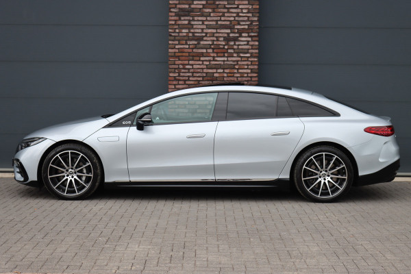 Mercedes-Benz EQS 450 4MATIC AMG Line 118 kWh | Hyperscreen | Airmatic | Achterasbesturing | Distronic+ | Stoelventilatie V+A | Burmester | Massage | Verwarmd Stuurwiel | HUD | Digital Light | Mercedes-Benz EQS 450 4MATIC AMG Line 118 kWh | Hyperscreen | Airmatic | Achterasbesturing | Distronic+ | Stoelventilatie V+A | Burmester | Massage | Verwarmd Stuurwiel | HUD | Digital Light |