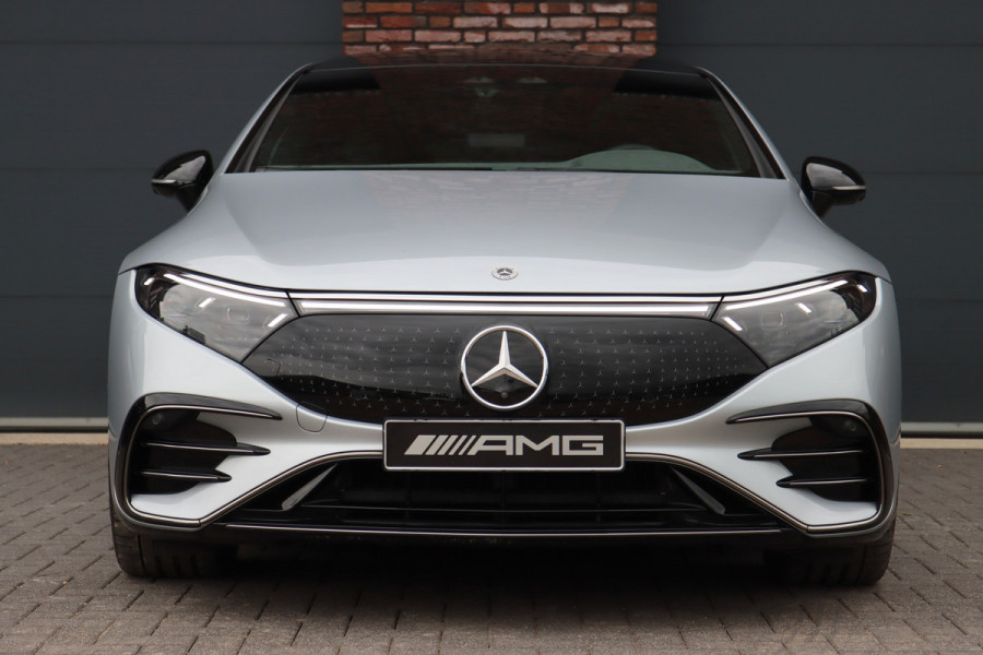 Mercedes-Benz EQS 450 4MATIC AMG Line 118 kWh | Hyperscreen | Airmatic | Achterasbesturing | Distronic+ | Stoelventilatie V+A | Burmester | Massage | Verwarmd Stuurwiel | HUD | Digital Light | Mercedes-Benz EQS 450 4MATIC AMG Line 118 kWh | Hyperscreen | Airmatic | Achterasbesturing | Distronic+ | Stoelventilatie V+A | Burmester | Massage | Verwarmd Stuurwiel | HUD | Digital Light |