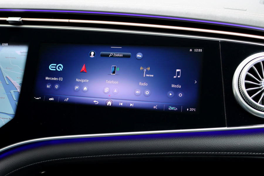 Mercedes-Benz EQS 450 4MATIC AMG Line 118 kWh | Hyperscreen | Airmatic | Achterasbesturing | Distronic+ | Stoelventilatie V+A | Burmester | Massage | Verwarmd Stuurwiel | HUD | Digital Light | Mercedes-Benz EQS 450 4MATIC AMG Line 118 kWh | Hyperscreen | Airmatic | Achterasbesturing | Distronic+ | Stoelventilatie V+A | Burmester | Massage | Verwarmd Stuurwiel | HUD | Digital Light |