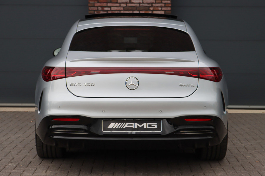 Mercedes-Benz EQS 450 4MATIC AMG Line 118 kWh | Hyperscreen | Airmatic | Achterasbesturing | Distronic+ | Stoelventilatie V+A | Burmester | Massage | Verwarmd Stuurwiel | HUD | Digital Light | Mercedes-Benz EQS 450 4MATIC AMG Line 118 kWh | Hyperscreen | Airmatic | Achterasbesturing | Distronic+ | Stoelventilatie V+A | Burmester | Massage | Verwarmd Stuurwiel | HUD | Digital Light |