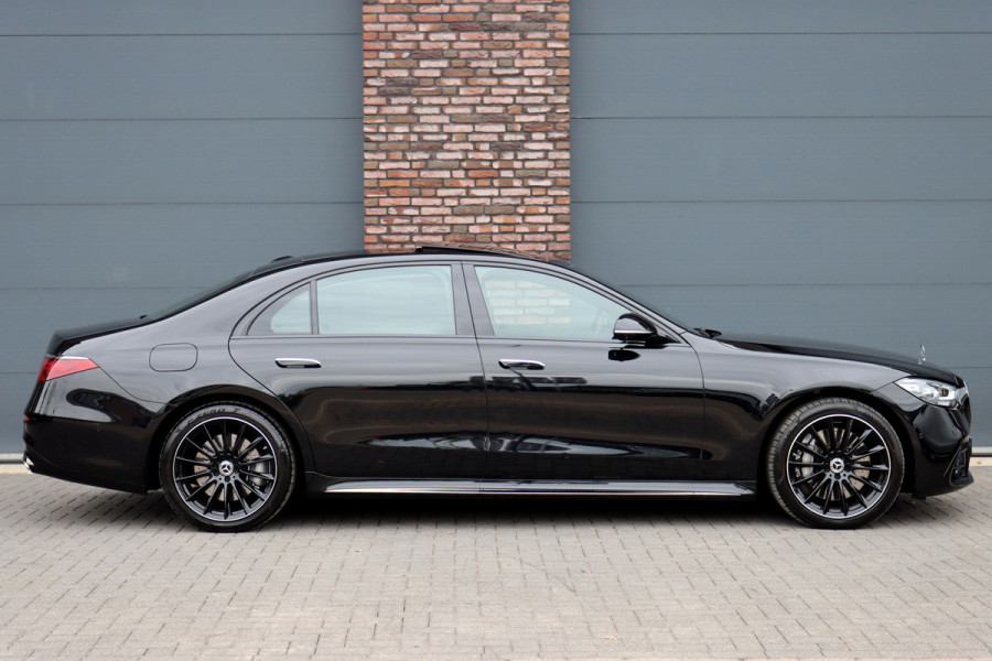 Mercedes-Benz S-Klasse 580 e 4MATIC Lang AMG Line | 'Manufaktur' | Drive Pilot | Achterasbesturing | Burmester High End | Massage | Stoelventilatie | Digital Light | Vlakkenverwarming | MBUX Tablet |