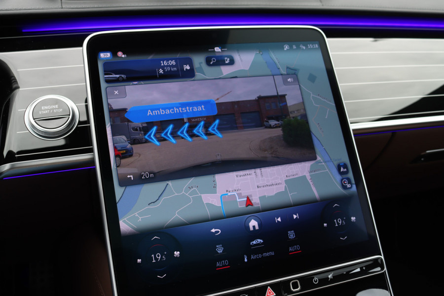 Mercedes-Benz S-Klasse 580 e 4MATIC Lang AMG Line | 'Manufaktur' | Drive Pilot | Achterasbesturing | Burmester High End | Massage | Stoelventilatie | Digital Light | Vlakkenverwarming | MBUX Tablet |