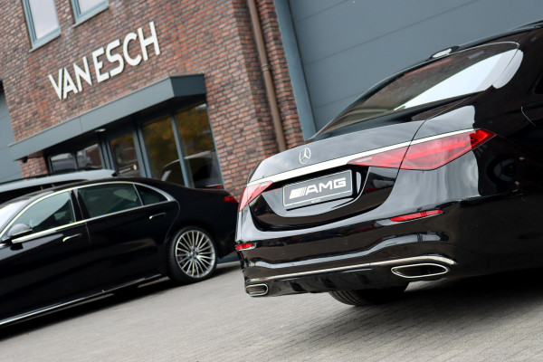 Mercedes-Benz S-Klasse 580 e 4MATIC Lang AMG Line | 'Manufaktur' | Drive Pilot | Achterasbesturing | Burmester High End | Massage | Stoelventilatie | Digital Light | Vlakkenverwarming | MBUX Tablet |