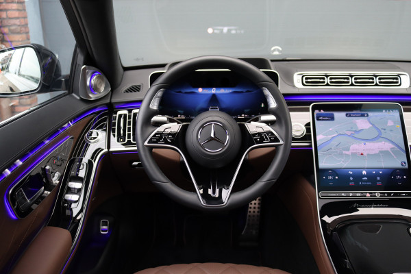 Mercedes-Benz S-Klasse 580 e 4MATIC Lang AMG Line | 'Manufaktur' | Drive Pilot | Achterasbesturing | Burmester High End | Massage | Stoelventilatie | Digital Light | Vlakkenverwarming | MBUX Tablet |