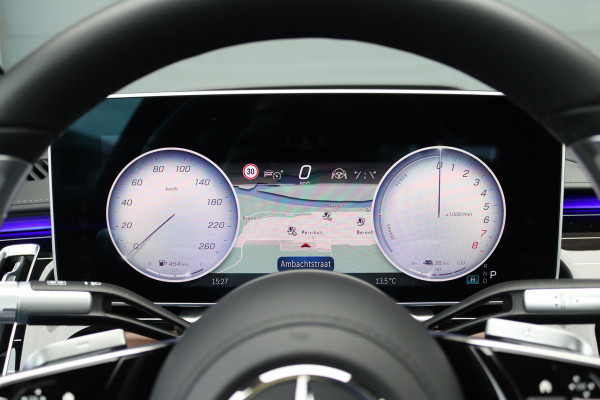 Mercedes-Benz S-Klasse 580 e 4MATIC Lang AMG Line | 'Manufaktur' | Drive Pilot | Achterasbesturing | Burmester High End | Massage | Stoelventilatie | Digital Light | Vlakkenverwarming | MBUX Tablet |