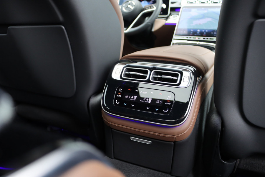 Mercedes-Benz S-Klasse 580 e 4MATIC Lang AMG Line | 'Manufaktur' | Drive Pilot | Achterasbesturing | Burmester High End | Massage | Stoelventilatie | Digital Light | Vlakkenverwarming | MBUX Tablet |