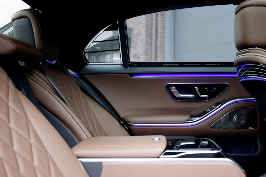 Mercedes-Benz S-Klasse 580 e 4MATIC Lang AMG Line | 'Manufaktur' | Drive Pilot | Achterasbesturing | Burmester High End | Massage | Stoelventilatie | Digital Light | Vlakkenverwarming | MBUX Tablet |