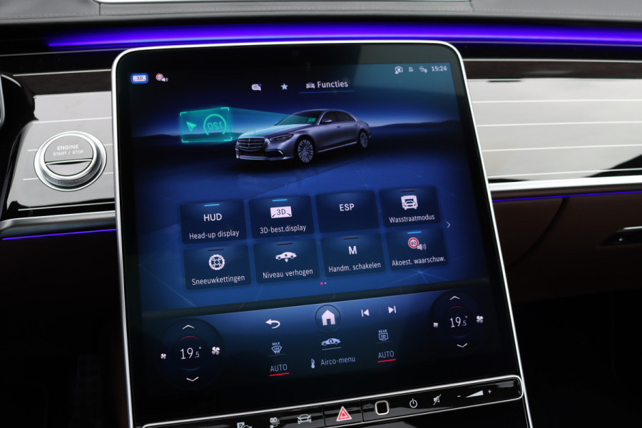 Mercedes-Benz S-Klasse 580 e 4MATIC Lang AMG Line | 'Manufaktur' | Drive Pilot | Achterasbesturing | Burmester High End | Massage | Stoelventilatie | Digital Light | Vlakkenverwarming | MBUX Tablet |