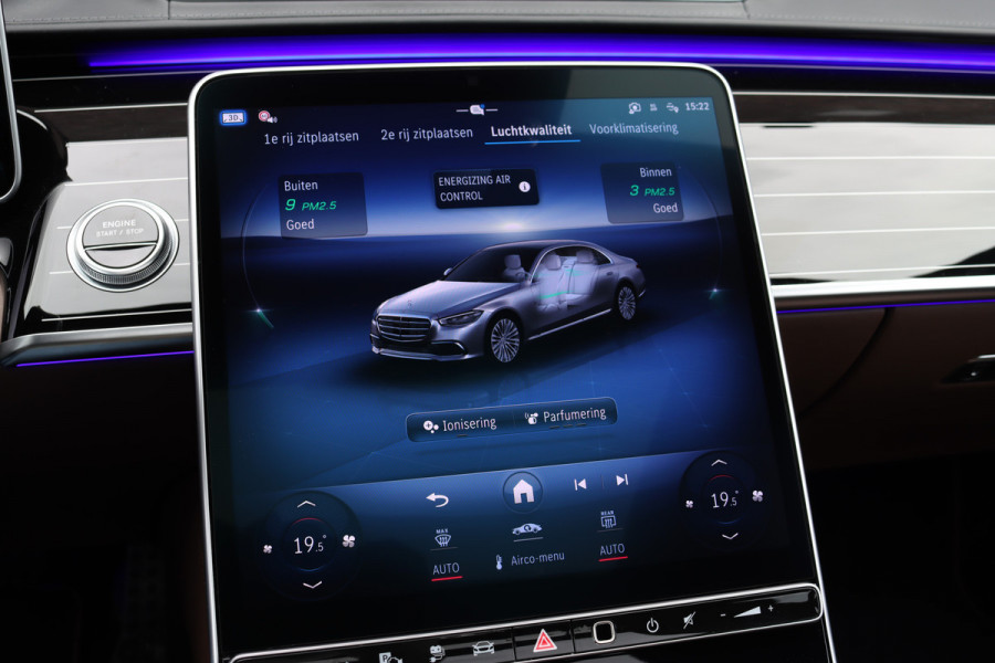 Mercedes-Benz S-Klasse 580 e 4MATIC Lang AMG Line | 'Manufaktur' | Drive Pilot | Achterasbesturing | Burmester High End | Massage | Stoelventilatie | Digital Light | Vlakkenverwarming | MBUX Tablet |