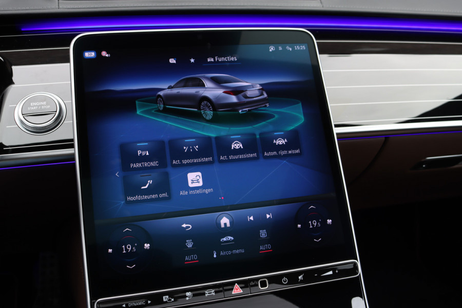 Mercedes-Benz S-Klasse 580 e 4MATIC Lang AMG Line | 'Manufaktur' | Drive Pilot | Achterasbesturing | Burmester High End | Massage | Stoelventilatie | Digital Light | Vlakkenverwarming | MBUX Tablet |