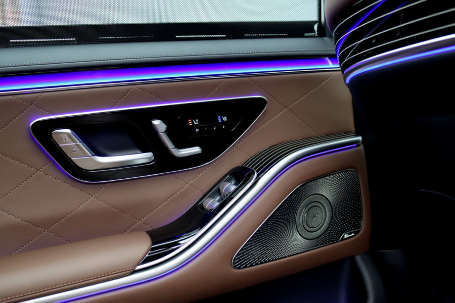 Mercedes-Benz S-Klasse 580 e 4MATIC Lang AMG Line | 'Manufaktur' | Drive Pilot | Achterasbesturing | Burmester High End | Massage | Stoelventilatie | Digital Light | Vlakkenverwarming | MBUX Tablet |