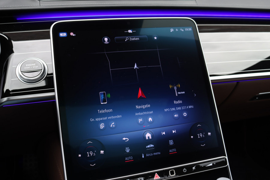 Mercedes-Benz S-Klasse 580 e 4MATIC Lang AMG Line | 'Manufaktur' | Drive Pilot | Achterasbesturing | Burmester High End | Massage | Stoelventilatie | Digital Light | Vlakkenverwarming | MBUX Tablet |